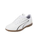 PUMA Men's Vitoria IT Soccer Shoe, White Black, 10 UK