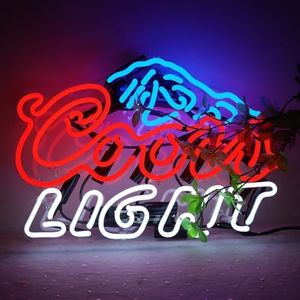 JFLLamp Crs LIGHT Glass Tube Neon Light Sign Neon Signs for Wall Decor Bedroom Led Signs Suitable for Dormitory Man Cave Christmas Gift