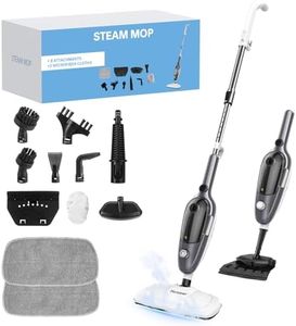 Steam Mop 11-in-1 Handheld Detachable Adjustable Steam Cleaner, Gray