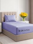 Extra Deep Pocket Twin XL Sheets - 3 Piece Breathable & Cooling Bed Sheets - Hotel Luxury Bed Sheet Set - Soft, Wrinkle Free & Comfy - Easily Fits Extra Deep Mattresses - Deep Pocket Lavender Sheets