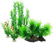 MyLifeUNIT Fish Tank Plants, Artificial Aquatic Plants for Aquarium Decorations (Pack of 4)