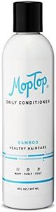 MopTop Daily Conditioner, ﻿Natural Hair Moisturizer, ﻿Reduces Frizz, ﻿Aloe, Sea Botanicals & Honey, Color Safe - For All Hair Types, Curly, Wavy, Thin, ﻿Coily (8 oz)