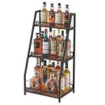 3-Tier Trapezoid Liquor Stand for H