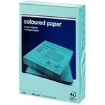 A4 250 Sheets Coloured Paper Card 160gsm - Intensive Blue - Ream-Wrapped