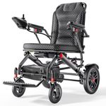 HomyKing 42LB Lightweight Electric Wheelchair for Adults, 250W Power 15Ah Battery, 15.5 Miles Range, Folding Mobility Scooter, Fold up Wheelchairs with Seat, Foldable Scooters for Seniors