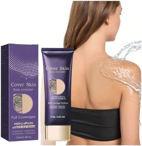 Body Coverage Perfector,Tattoo Cover Up Makeup Waterproof, Leg Makeup Waterproof No Transfer, Body Concealer All Over Complexion Perfector, Long Last Body Foundation (2.5fl Oz) (Beige)