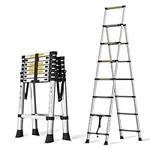 Aluminium Ladder 8ft, 6+7 Telescopi