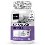 Hip and Joint Supplement for Dogs & Cats of All Ages - 120 'Split & Pour' Capsules - Glucosamine for Dogs with Turmeric, Chondroitin, MSM, Cinnamon & Hyaluronic Acid - Joint Aid for dogs