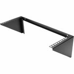 StarTech.com 4U 19-Inch Steel Vertical Wall Mount Equipment Rack Bracket RK419WALLV (Black)