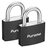 Puroma Lock Keyed Padlock, 2 Pack A