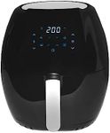 Healthy Choice 8 Litre Digital Air Fryer for Healthy Oil-Free Cooking - Multi-Use 1800W One Touch Digital Oven Cooker for Deep Frying, Roasting, Baking & Grilling - 8 Presets Cooking Programs, Black