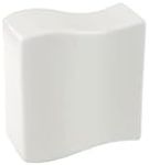 Villeroy & Boch NewWave Salt Shaker, Premium Porcelain, White