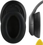 Geekria QuickFit Replacement Ear Pads for Sony WH-H910N Wireless Noise-Canceling Headphones Ear Cushions, Headset Earpads, Ear Cups Cover Repair Parts (Black)