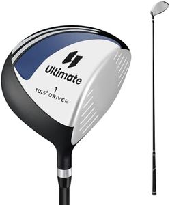 COSTWAY Golf Driver für Herren, 460CC Golfschläger aus Aluminium für Rechtshänder mit Schlägerhaube & Graphitschaft, 10,5°Grad, Golf-Treiber für Anfänger und Profis