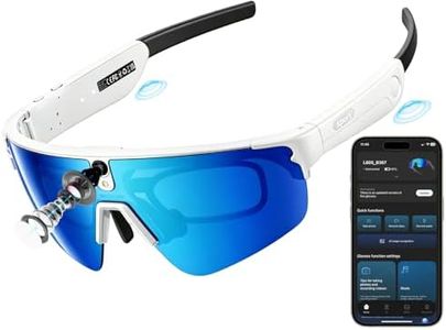 CHOVE 4K Camera Glasses, AI Smart Sports Recording Sunglasses, HD Video & Photo, Electronic Image Stabilization, Live Translation, AI Voice Assistant, IP66 Waterproof for Cycling Hiking