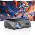 4K Auto Focus Daylight Projector Ultra HD Movie Gaming Proyector LED Smart WiFi Bluetooth NFC Indoor Outdoor Home Theater 4K HDR HDMI Apps Android TV Ceiling Bright 1500ANSI High Lumen Daytime Use