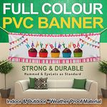 PVC BANNER SIGN 2FTx6FT FULL COLOR CUSTOM-PARTY BUSINESS BIRTHDAY WEDDING BANNER OUT DOOR DISPLAY