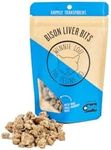 Winnie Lou Grass-Fed Bison Liver Bits Cat Treats, 3 Packs - Single Ingredient, High Protein Cat Food Snacks, Grain Free & Made in The USA, with Taurine, Iron & Zinc for Healthy Cats