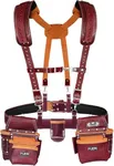 FUERI Leather Tool Belt With Suspen