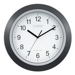 La Crosse Technology WT-3129B 12-Inch Atomic Analog Wall Clock (Black)