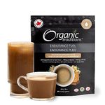 Organic Traditions | Endurance Fuel Mushroom Coffee | 100% Organic Instant Mushroom Coffee with Cordyceps, Ashwagandha Extract & Maca | 135mg of caffeine per cup | 280 grams / 10oz Bag