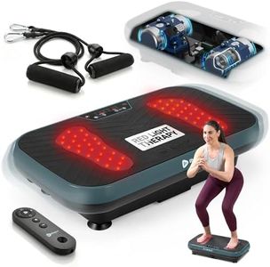 Lifepro VibraRed Vibration Plate with Red Light Therapy & Resistance Bands