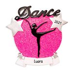 Personalized Dance Ornament - Ballet Resin Ornaments, Workout Ornament, Dance Keepsake, Dancer Ornaments for Christmas Tree - Dance Silhouette - Free Customization