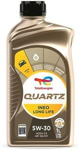 TotalEnergies Quartz INEO Long Life 5W30 Engine Oil - ACEA C3, API SN/CF - Low SAPS - Age-Resistance Technology - Advanced Synthetic Motor Oil Lubricant - 1L