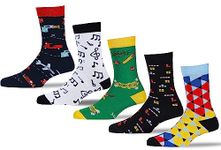 RC. ROYAL CLASS Boys & Girls Calf Length Premium Organic Soft Cotton Multicolored Socks For Kids (Pack of 5 Pairs)(12-14 Years)