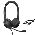 Jabra Evolve2 30 SE - USB-A/USB-C - corded dual headset certified for Microsoft Teams