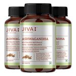 Jiva Ashwagandha Tablet | 100% Pure & Natural Herbs Used | Enriched With the Goodness of Ashwagandha Babool & Maize Starch | For Men & Women 120 (Pack of 3)