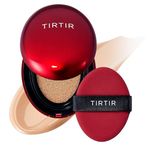 TIRTIR Mask Fit Red Cushion Foundation, Full coverage, Skin fit, Satin Glow Finish, Korean Cushion Foundation #24N LATTE | 4.5g