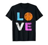 Love Basketball Team Fan Gift T-Shi