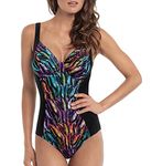 Panache Tallulah Balconnet Women's Swimsuit Feather Print 32D