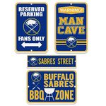 Buffalo Sabres Fan Four Pack Sign Set