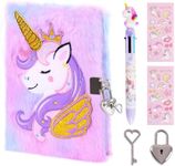 PrinBarBee Unicorn Diary with Lock 