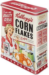 Nostalgic-Art Caja de Almacenamiento Retro XL Kellogg's – Quality Cereal – Idea de Regalo para Cocina, Lata Grande, Diseño Vintage, 4 l