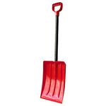 ERA Kids Snow Shovel with Steel Shaft— Colorful Scoop for Chores and Winter Activites, Red