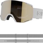 Salomon S/view Access Unisex Goggles Ski Snowboarding, Extended field of vision, Eye fatigue & glare reduction, and No more fogging, White, One Size