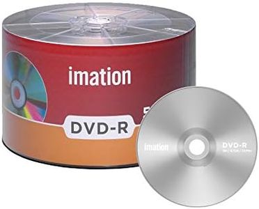 Imation 50 Pack DVD-R 16X 4.7GB/120Min Branded Logo Blank Media Recordable Movie Data Disc