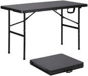 ZENY 4ft Portable Folding Table Pla