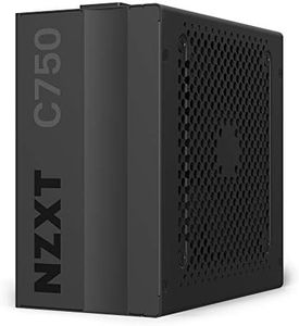 NZXT C750 - NP-C750M-EU - 750 watts PSU - 80+ Gold Certified - Contrôle hybride silencieux des ventilateurs - Roulements dynamiques fluides - Conception modulaire - Alimentation ATX Gaming