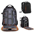 K&F Concept Lightweight Camera Backpack for Photographers (‎Black)