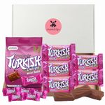 Frys Turkish Delight Gift Box - x5 Frys Turkish Delights 51g Bars Bundled With Frys Mini Turkish Delight Bars 105g - Turkish Delight Chocolate Gift - Letterbox Gift Friendly