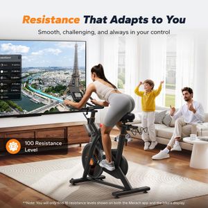MERACH Magnetic Exercise Bike – Indoor Stationary Cycling Machine