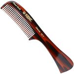 Kent Brushes Handmade Combs Range Medium Rake Comb for Women