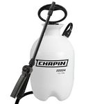 Chapin 20004 Sprayer Tank, Lawn and Garden, Hand Pump Pressured, Anti-Clog Filter, Adjustable Spray Nozzle, Spray Plants, Watering, Weeds, Fertilizer and Pests, White, 1 Gallon (4.5 Liters)