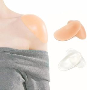 Nimiah Shoulder Pads for-Womens Clothing - 2 Pairs Anti-Slip Silicone Adhesive Push up Enhancers for Improving Posture Instantly