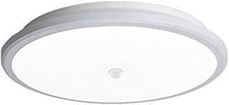 LED Flush Mount Ceiling Light Fixture with Motion Sensor - 11 Inch 20W 2000 Lumens Daylight 6500K - Not Dimmable