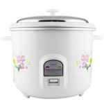 easy RC1.8 700-W 1.8 Liter Electric Rice Cooker with 2 Aluminium Bowls (One Bowl is free) & 2 Year Warranty (White & Floral Design)